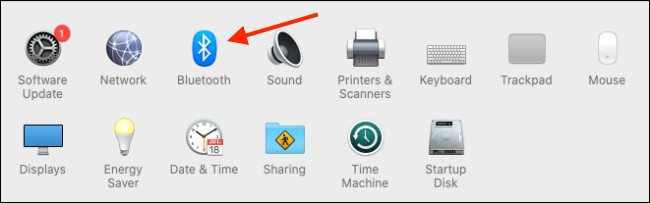 apri Bluetooth per connettere AirPods a MacBook