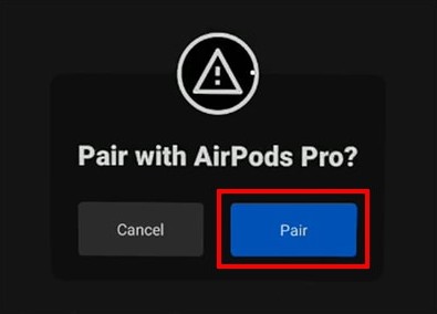 Connectez-vous à vos AirPod