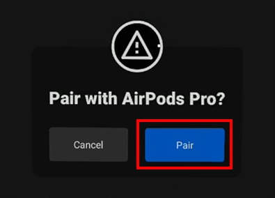 Connect to your AirPods
