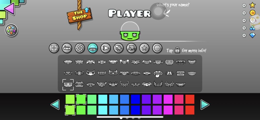 Schalte alle Farben frei Geometry Dash