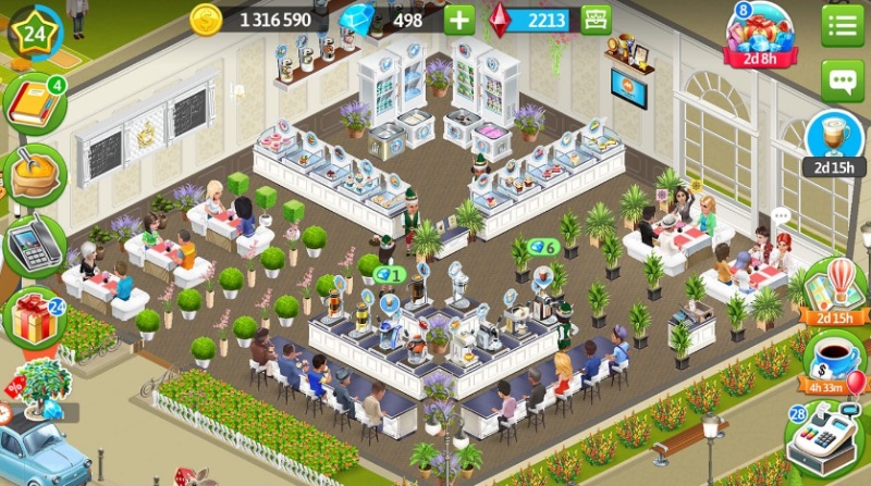 my cafe game
